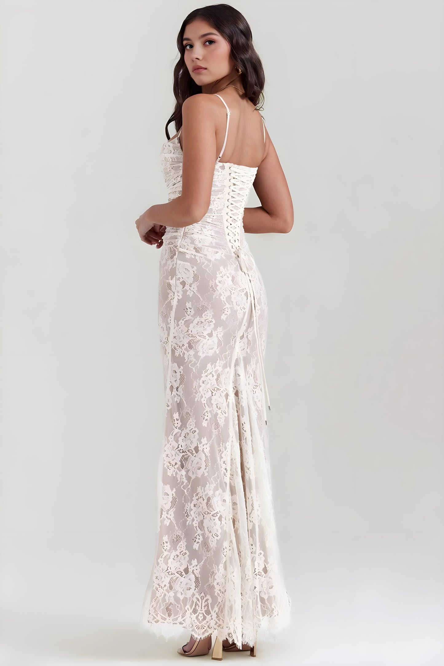 Clara™ - Maxi-jurk van kant